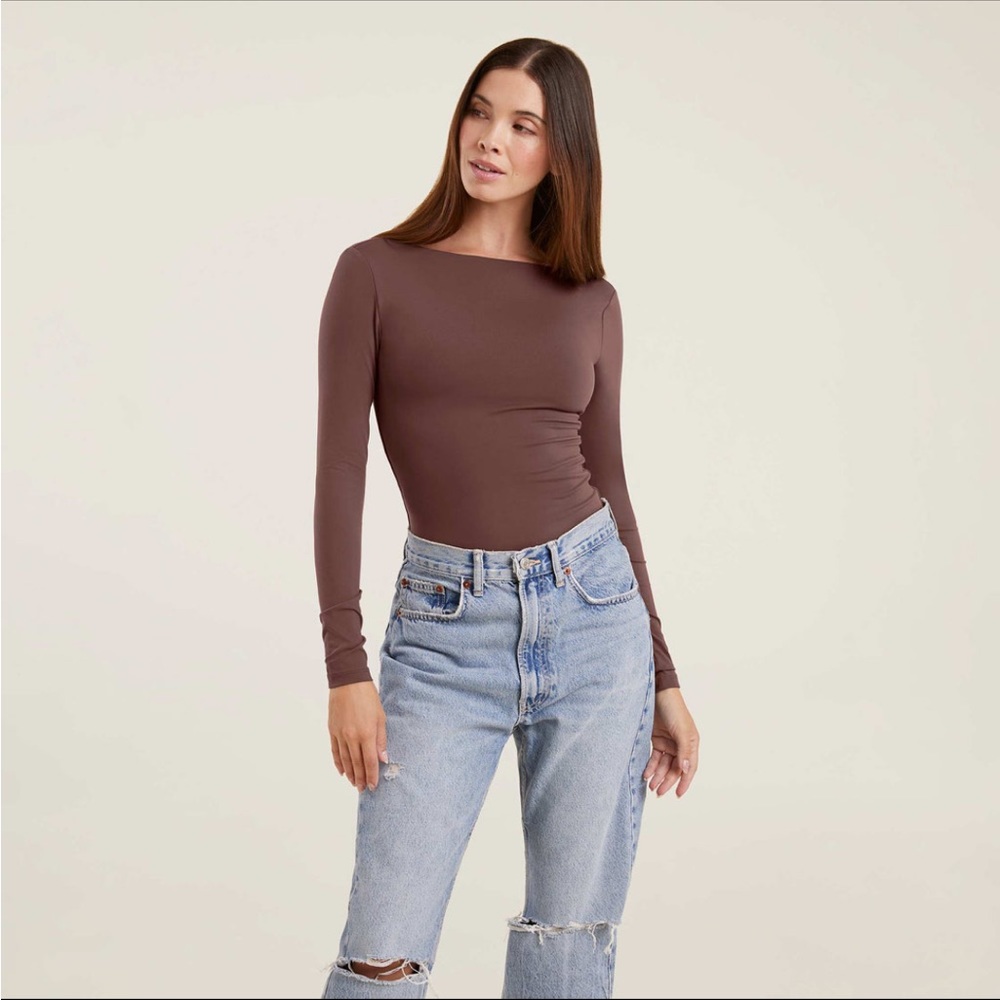 Nuuds open back body suit